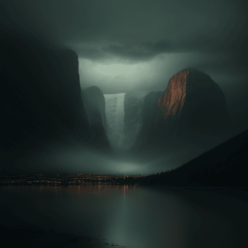 AI generated: Cinematic landscape