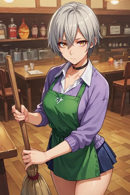 Shindou Tamako (新堂 珠子) - Yariman JK Family Restaurant (ヤリマンＪＫのファミレスご奉仕アルバイト)