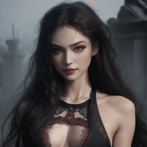 AI generated: (in the style of Victoria Frances):1.5, Masterpiece:1 2,(Photorealistic:1 37), Full Shot, A young pa...