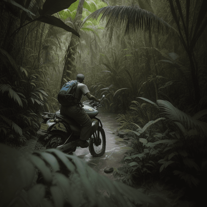 AI generated: His adventurous journey led him to the most remote corners of the jungle. He faced numerous challeng...