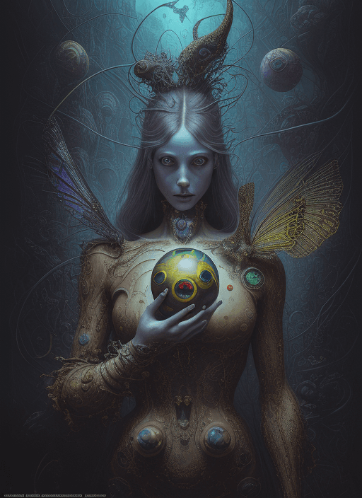 AI generated: Fantastic surrealistic art by Patrick Woodroffe,  Beautiful and Intricately Detailed art, magic , 
c...