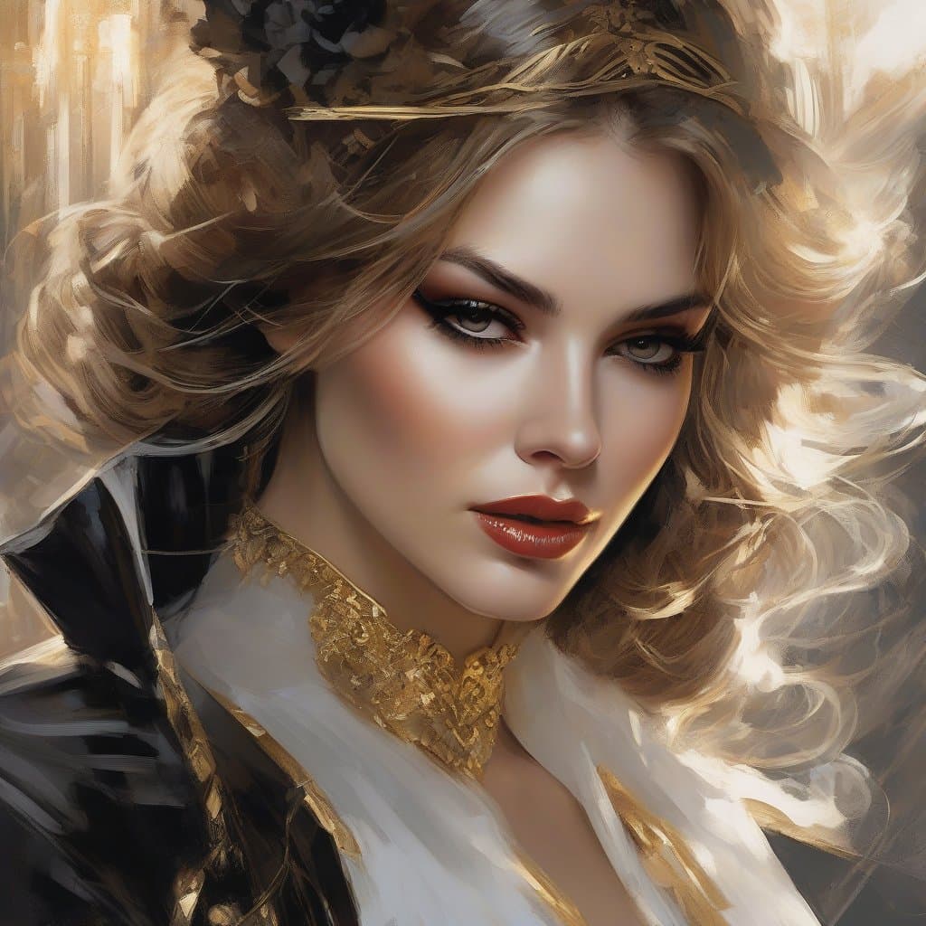 AI generated: portrait of a girl
