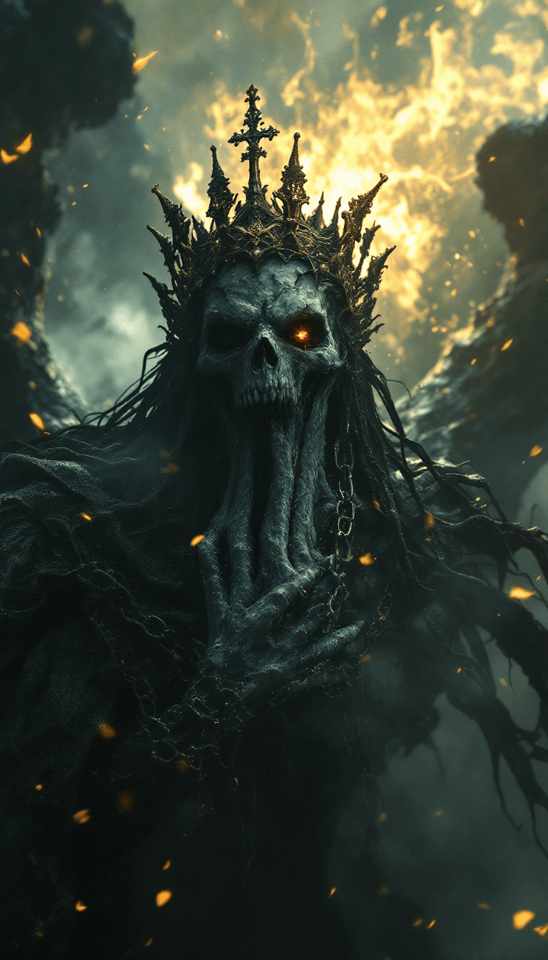 AI generated: Hyperrealistic art concept art cinematic film still comic Renaissance style (angelarium:1.1). god of...