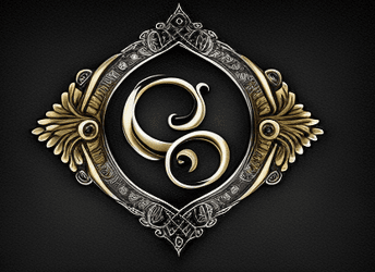 AI generated: create Full HD logo for construction company, main color is black, no word, Golden buildings inside ...
