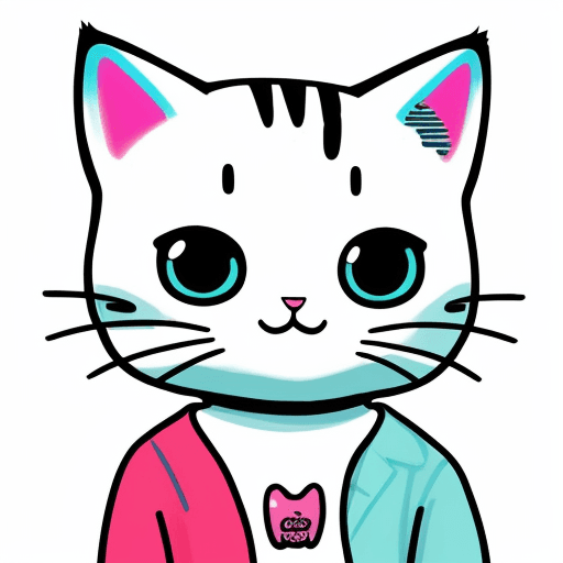 AI generated: cats and man, (colorful pop cute illustration:1.3), sd