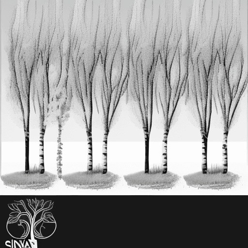 AI generated: https://sinay-s.ru/images/gravirovki/trees/9.jpg white and black exactly the same image as in the li...