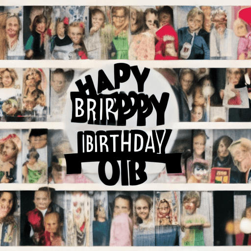 AI generated: happy birthday
