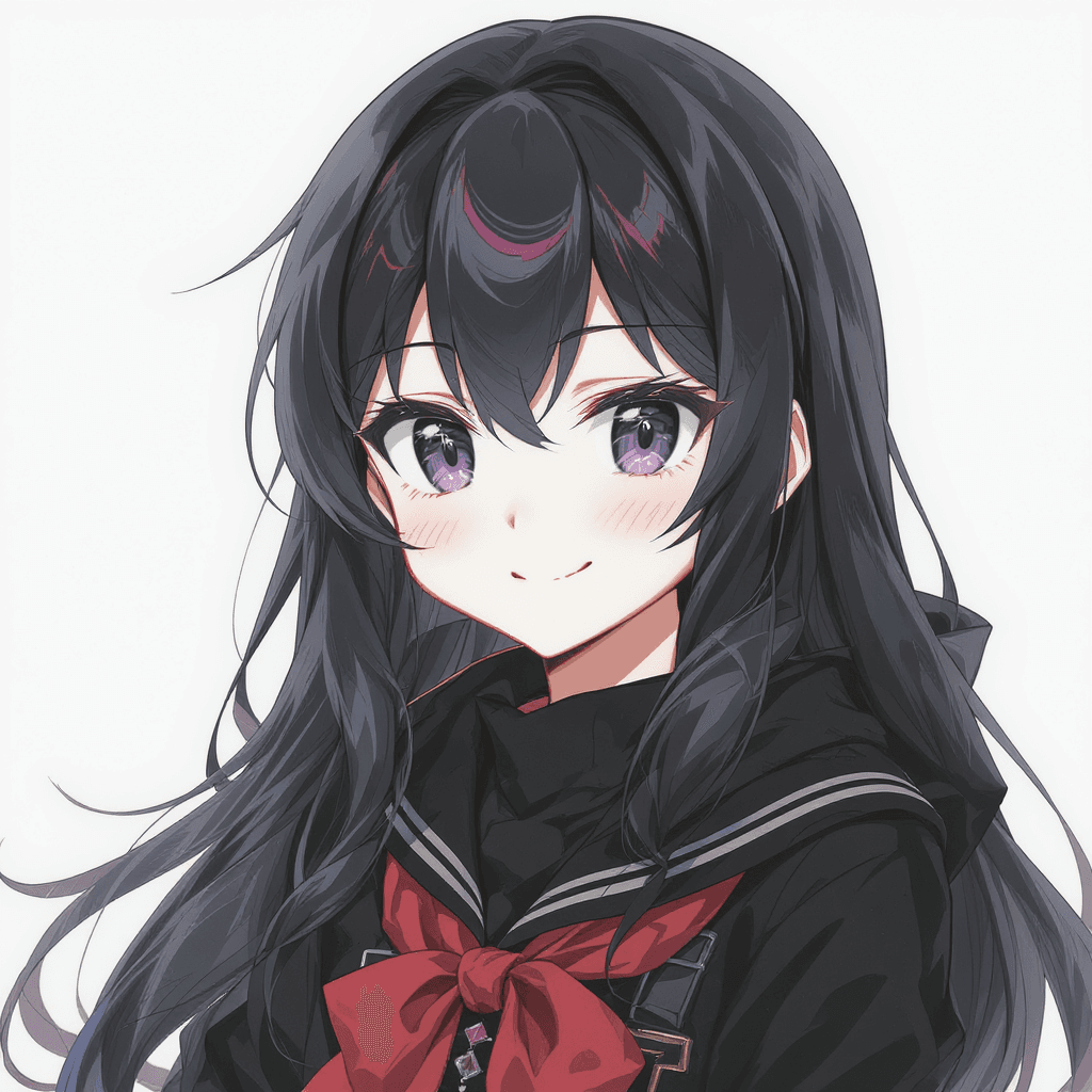 AI generated: Tsuki Uzaki anime girl