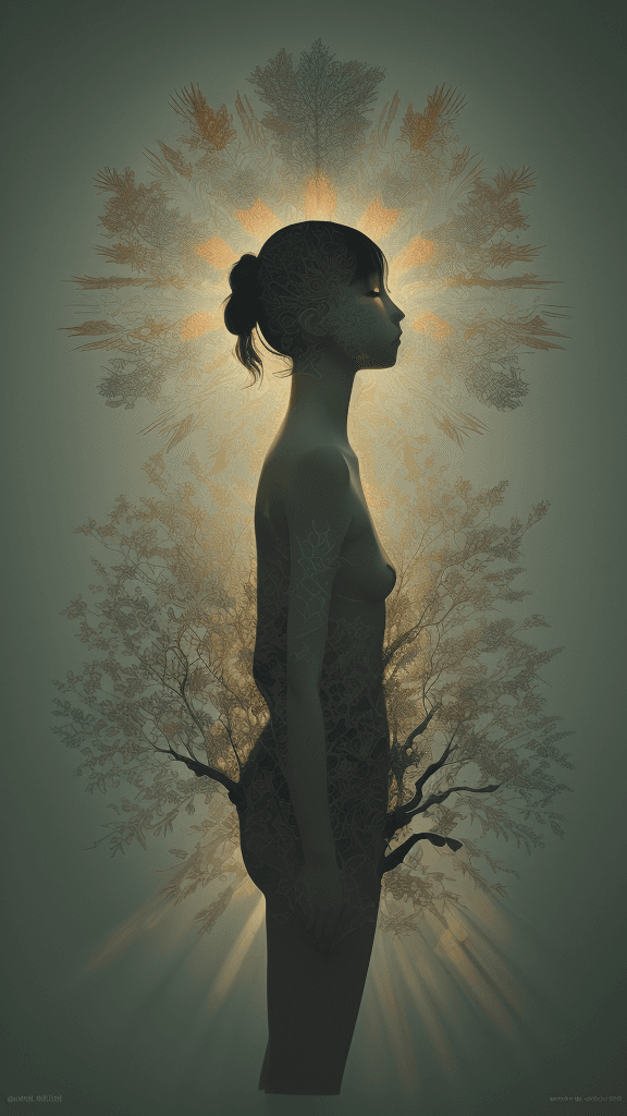 AI generated: Album cover or standalone art piece
Complex nature and shadow work
Masterful control of light diffus...