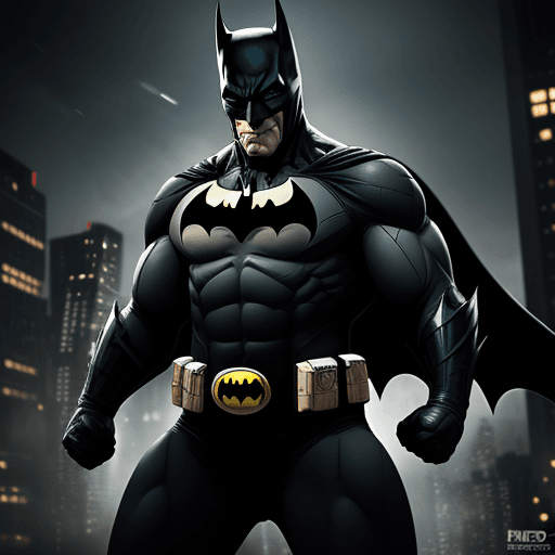 AI generated: Batman grappler, 4k , ultra HD 