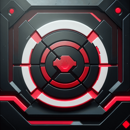 AI generated: christmas cyberpunk-inspired favicon for a blogging platform, logo, icon, favicon, (simple and clean...