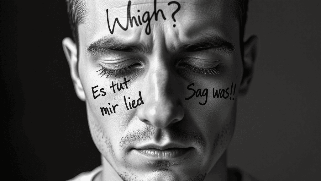 AI generated: Conceptual double exposure portrait. Das Gesicht des Mannes in Nahaufnahme, die Augen geschlossen. Ã...