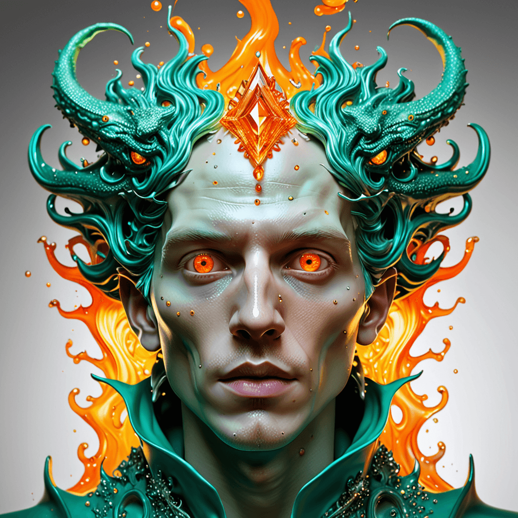 AI generated: wizard entering a mysitcal portal into another realm