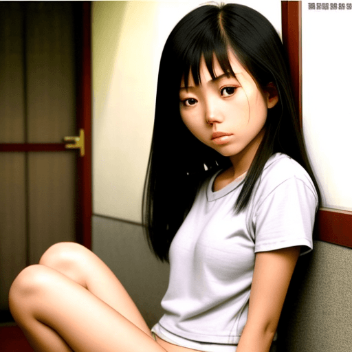 AI generated: Girl, asian
