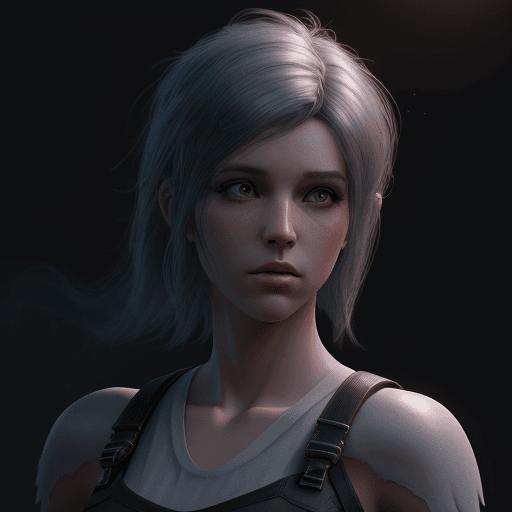 AI generated: Character design, bolnd hair girl, mist, photorealistic, octane render, unreal engine 5, volumetric ...