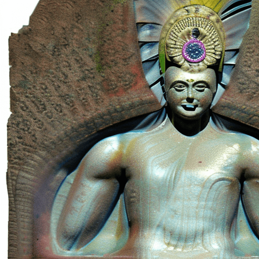 AI generated: High resolution photography of a deity named Destran