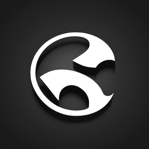 AI generated: make logo that looks like horseshoe,  make it simple use inly black color
