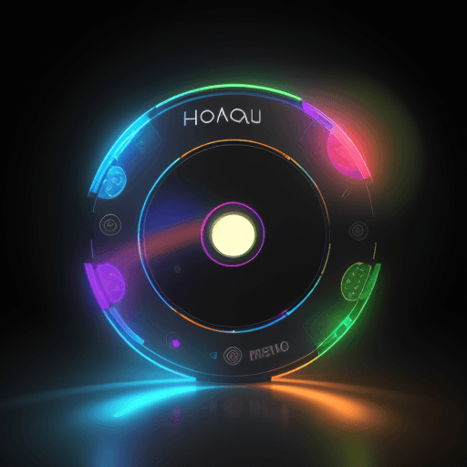 AI generated: 3d disk cover,8k,holographic,holographic
