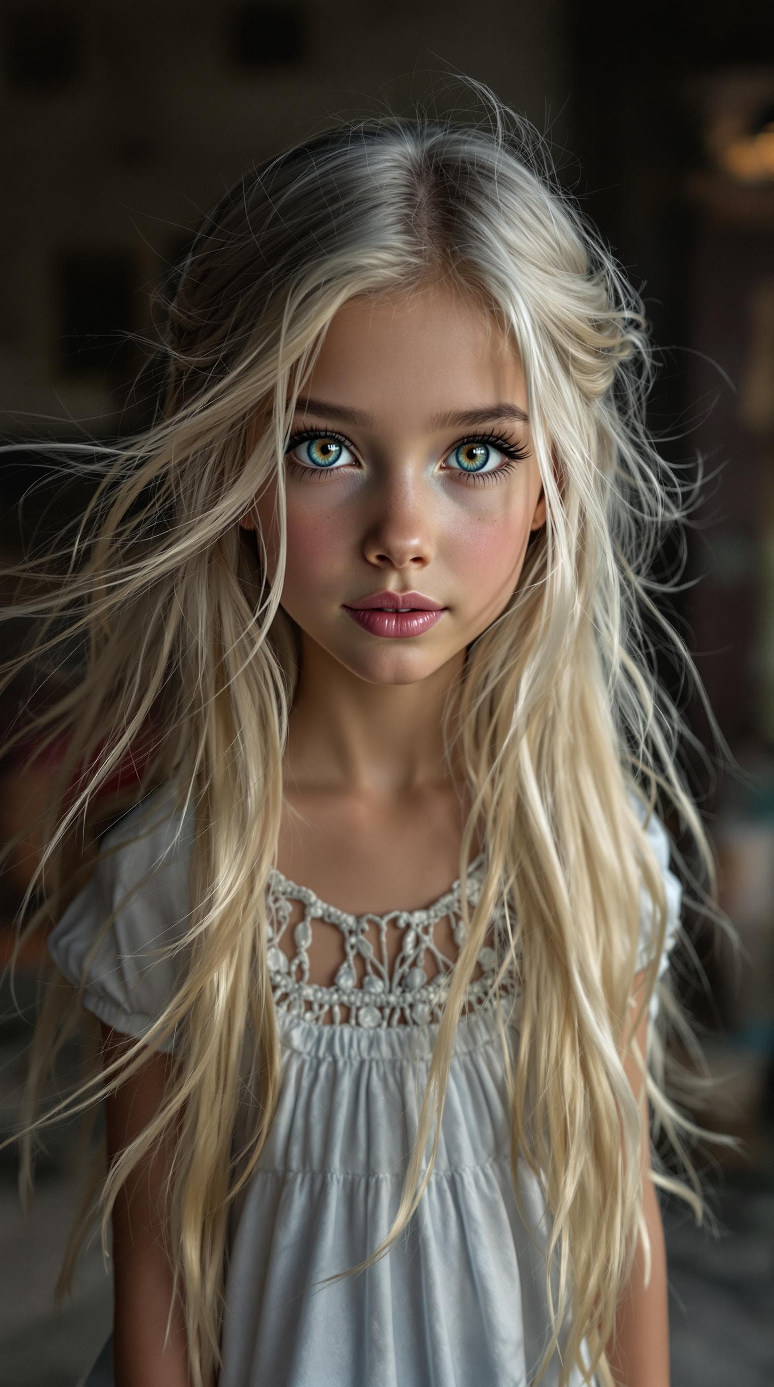 AI generated: a professional photo of a exceptionally of the most beautiful American girl in the world, showing he...