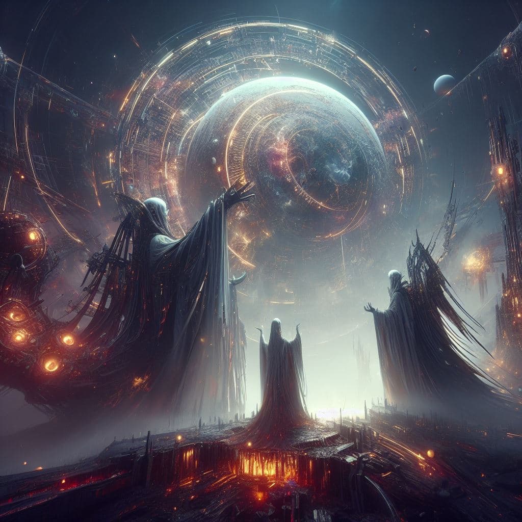AI generated: a beautiful science fiction picture, photorealistic, mystical, breathtaking, Greg Rutkowski, epic, J...