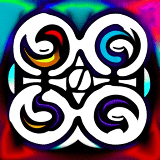 AI generated: logo for progressive psychedelic rock band focusing on a cosmic cycle, the connection of life, the c...