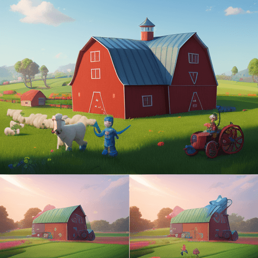 AI generated: 3D Avatar Design, "Playful, Cute, Colorful," "Unity," "Blend shape rigging," "Bright and vibrant lig...