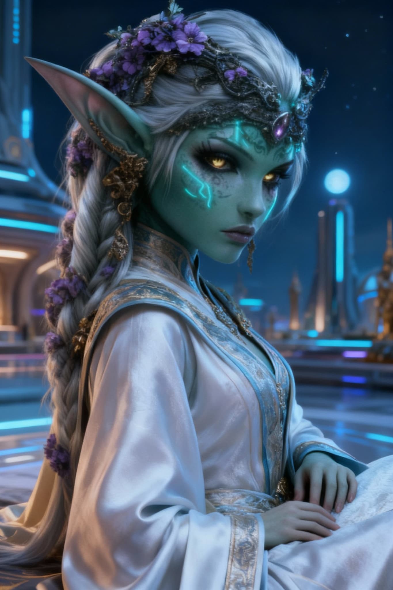 AI generated: Vaeyl’thar — “Veil of Innocents” in the Aevyrnian language.

Meaning & Purpose
• The Vaeyl’thar i...