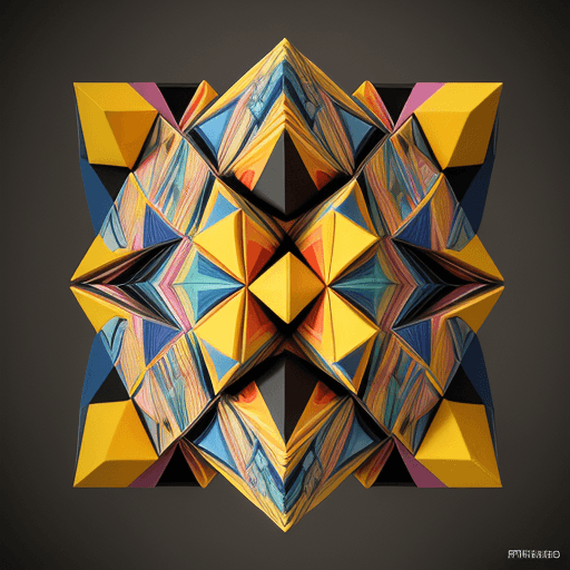 AI generated: rfktrstyle 3D Cubistpaper"An artistic visionary harnessing the essence of creativity, merging intric...
