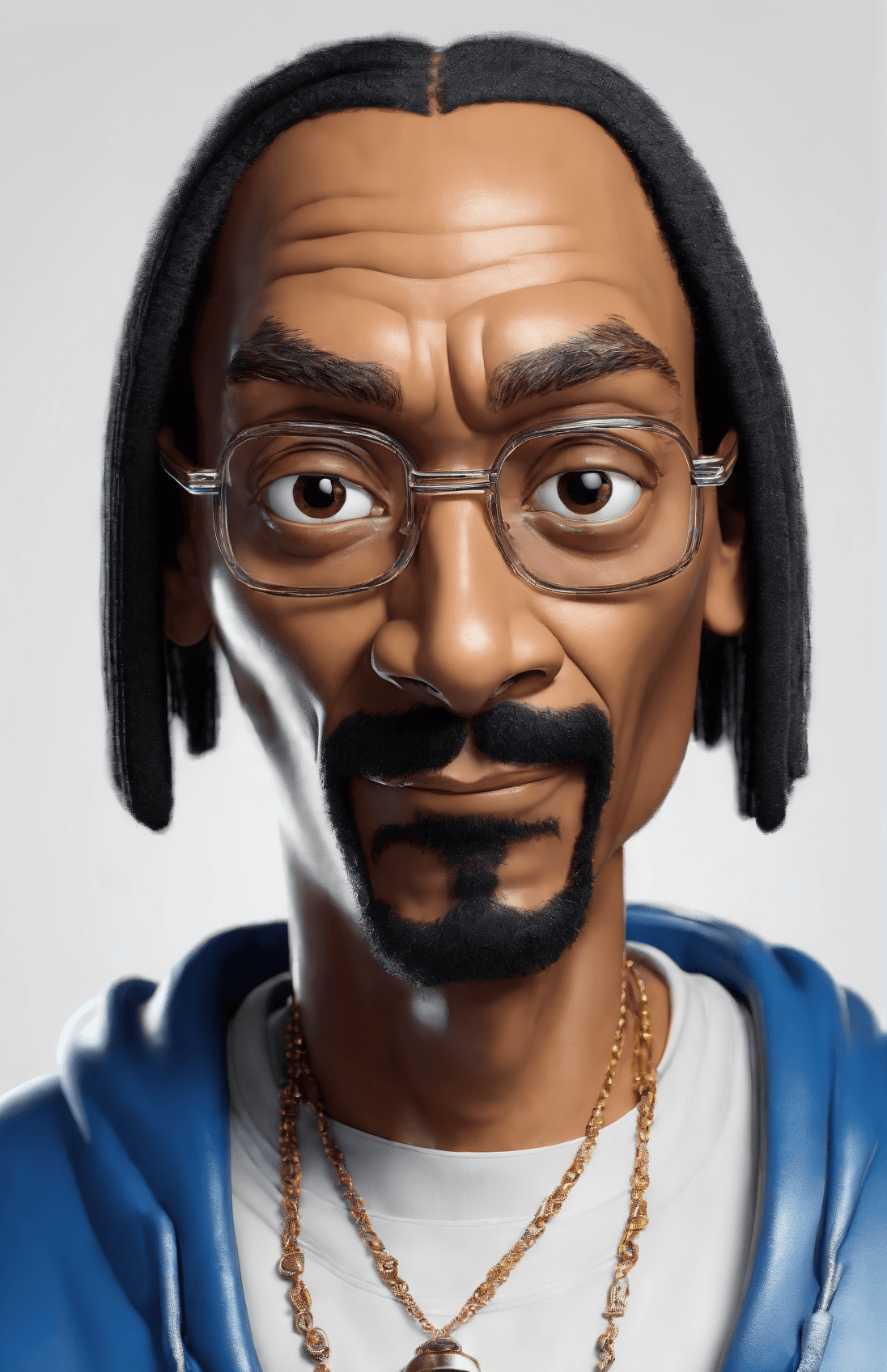 AI generated: hasdx style, glazed 3D render (extremely detailed CG), Snoop Dogg, pixar style, 3d style, disney sty...