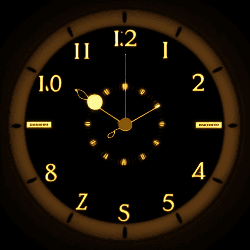 AI generated:  cinematic lighting,clock.time,4k