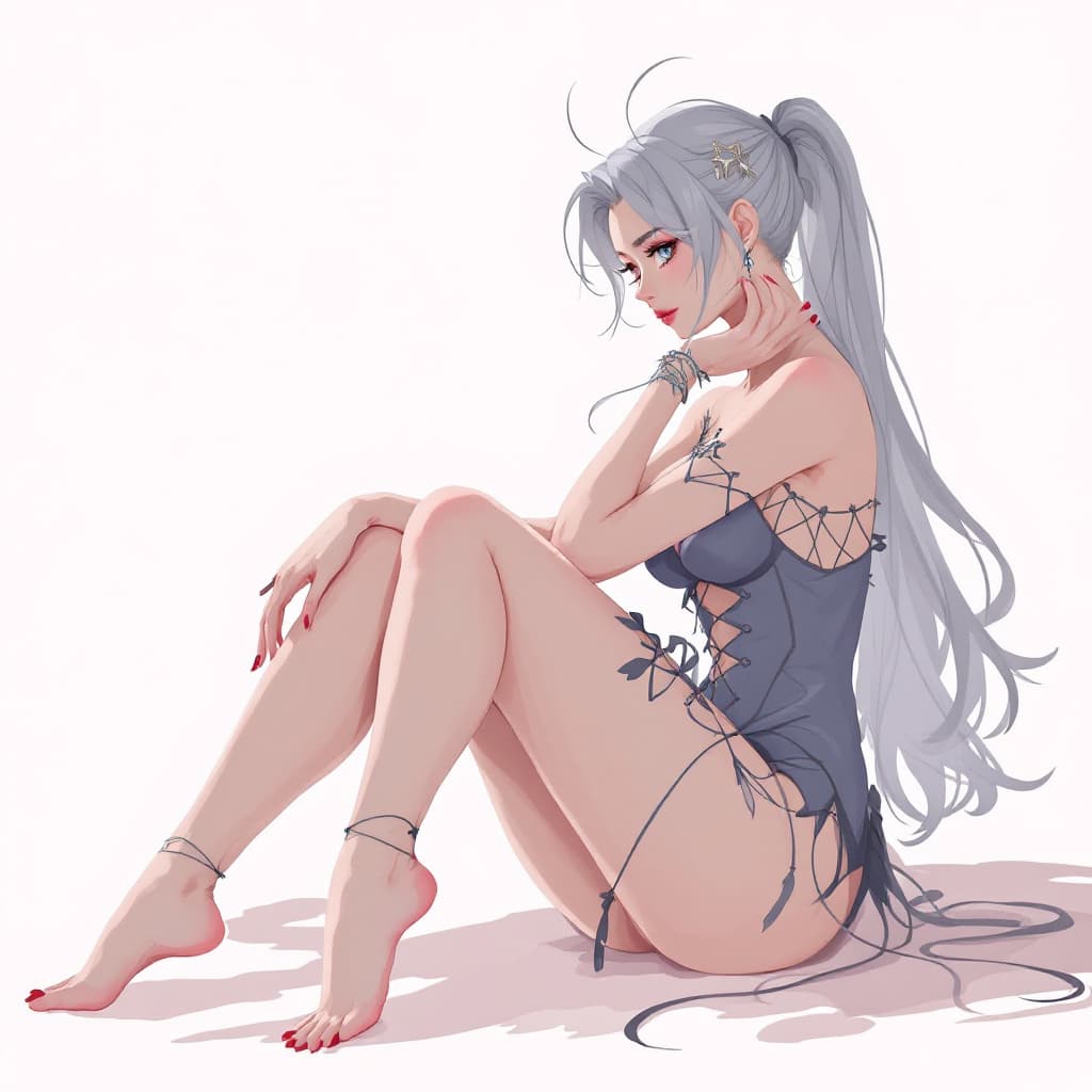 AI generated: real female,fairy, very fit body, looking at viewer.