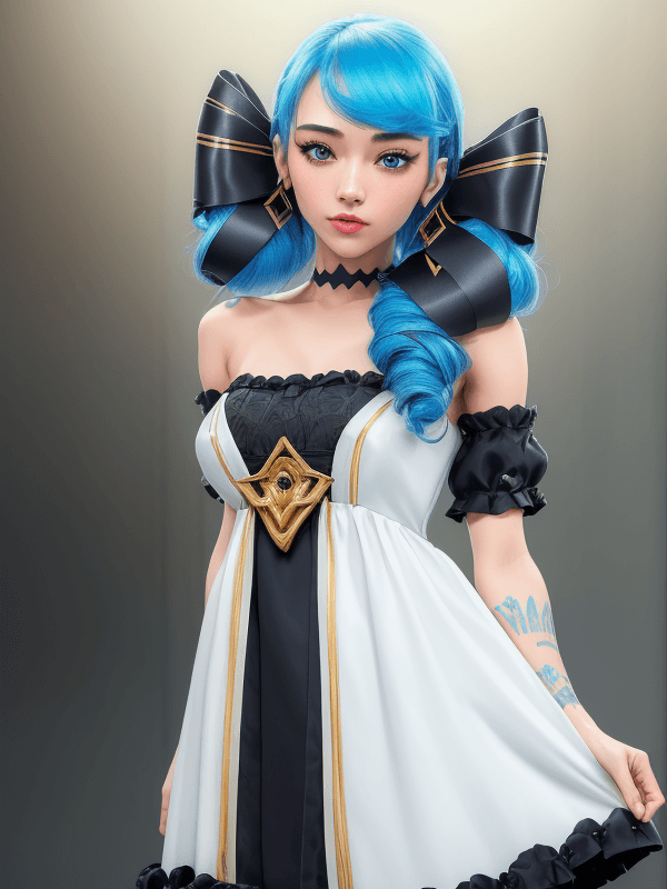 AI generated: <lora:gwen2-000012:1> gwen. A fantastic face. Slender body. Full body. ((Fantastic eyes.) (Symmetric...