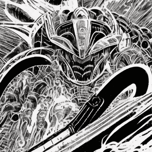 AI generated: a close up of a person on a surfboard, by Philippe Druillet, neo-primitivism, gouf mobile suit, port...