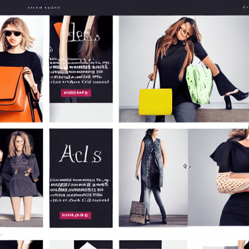AI generated: Stylish Hand bag sales website, ui, ux, front page, e-commerce, Masterpiece look,