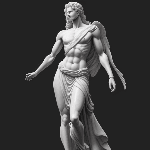 AI generated: Apollo, greek mythology, one piece character, simetric body, full body, extremely detailed, cinemati...