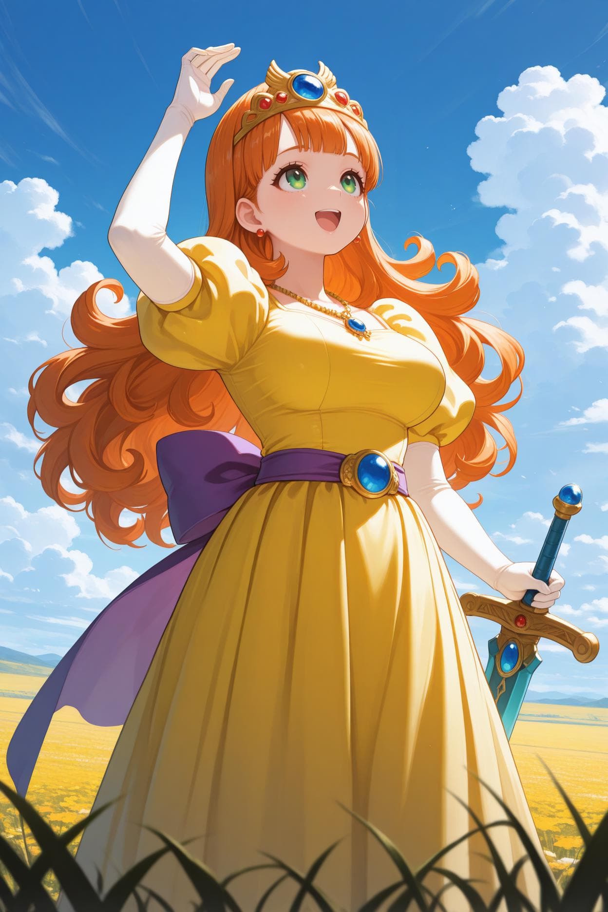 Princess Gwaelin/Laura/ローラ姫 (Dragon Quest) SDXL LoRA [Illustrious]