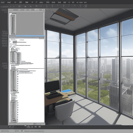 AI generated: Illustration of a virtualized Windows environment with a Revit app running inside a virtual machine.