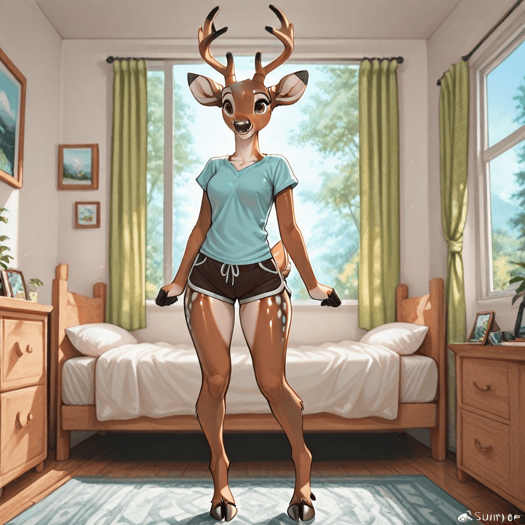 ANTHRO DEER! ANTLERS EDITION!