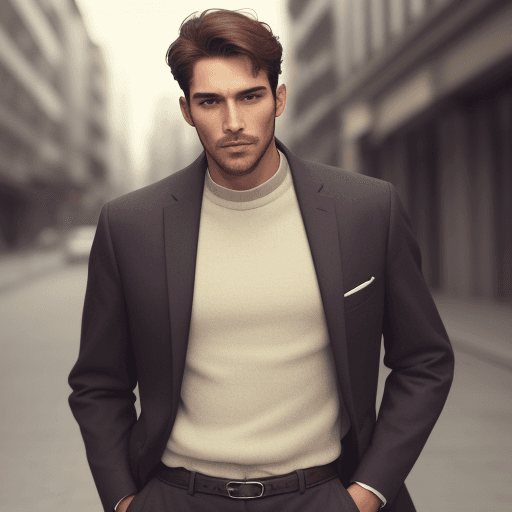 AI generated: A man with classic clothing