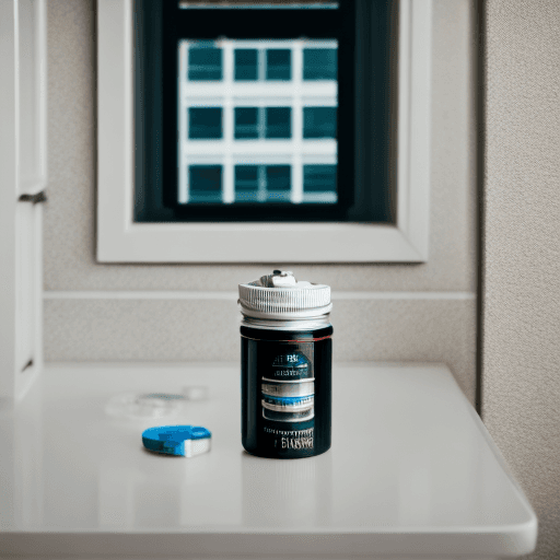 AI generated: photograph, productive view, toothpaste container, Sony A7R IV with a FE 50mm f/1.2 GM lens, natural...