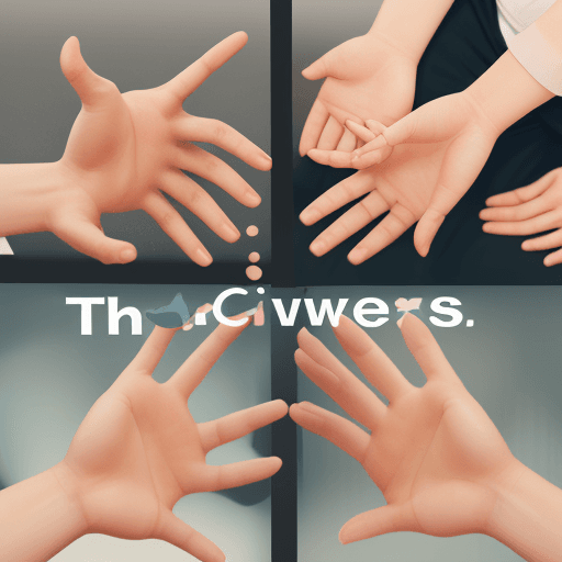 AI generated: the hands waver left and right