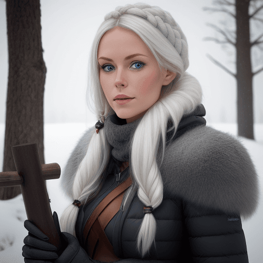 AI generated: nice nordic woman