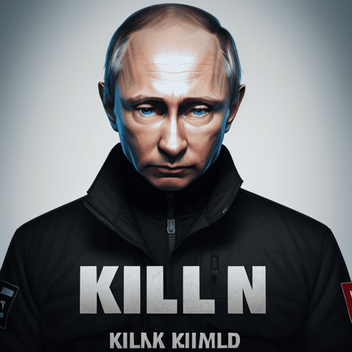 AI generated: Putin kill people, 4 k , ultra HD 