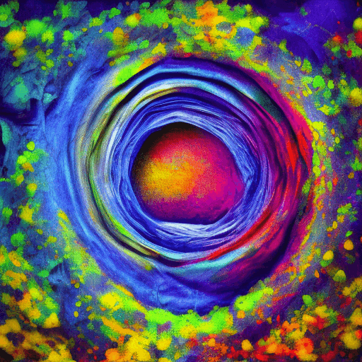 AI generated: Colors lose their vibrancy, joy fades, leaving a hollow world