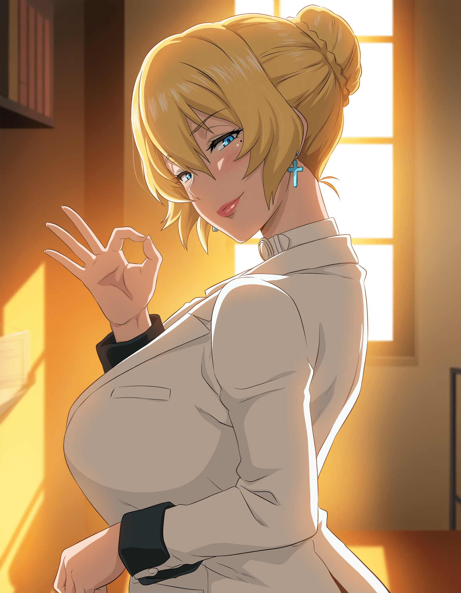 Nijou Shizue (Hentai: Meikoku gakuen jutai hen) NAI Vpred / EPS / IL / PonyXL / SD1.5