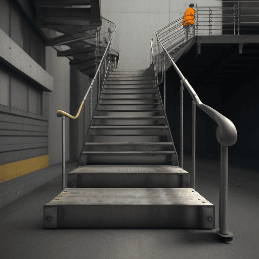 AI generated: Scaffolding elements
Amounts (or Legs)
Sleepers
Diagonals
Platforms
Guardrails
Footers
Access stairs...