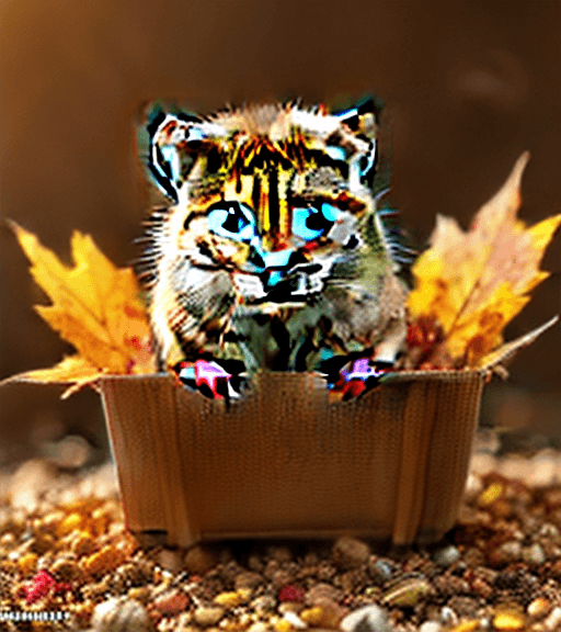 AI generated: a beautiful golden hamster who is celebrating after receiving a parcel, smooth, perfect face, fantas...