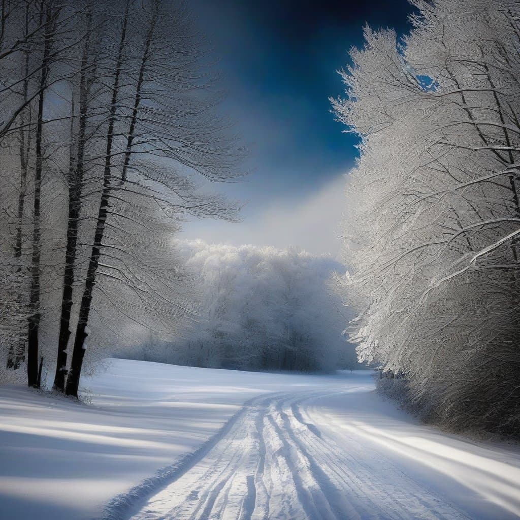 Stable Diffusion prompt: winter landscape