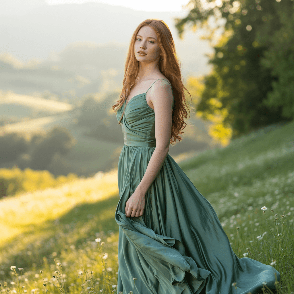 AI generated: a beautiful girl wearing in some dress. showing her full body beautiful, elegant, 8k, sharp, very de...