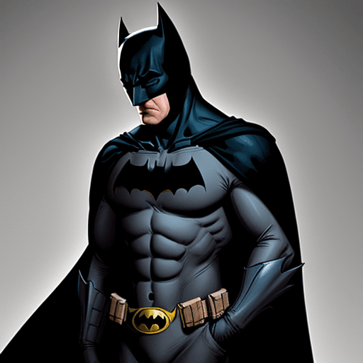 AI generated: sleepy batman